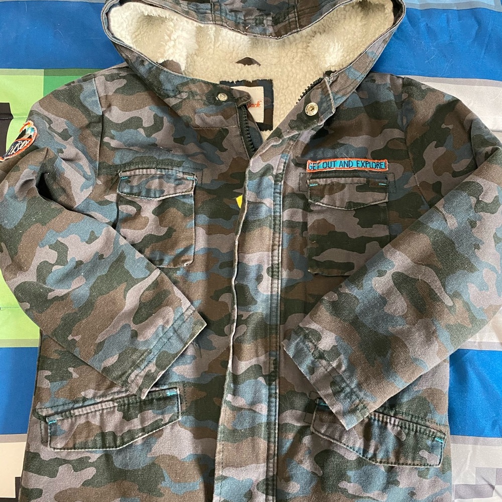 Cat & Jack Boys Camo Jacket 5T